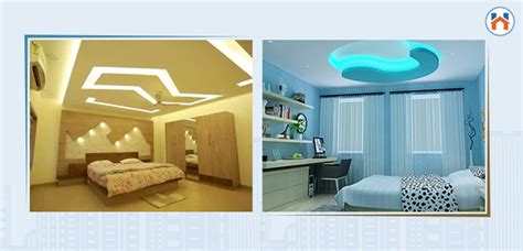 Simple False Ceiling Design For Small Bedroom | Shelly Lighting