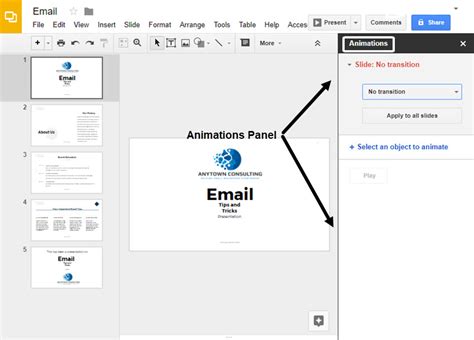 How to Use Google Slides Animations and Timed Transitions