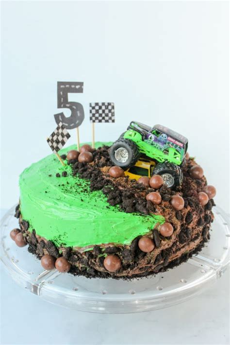 How to Make a Monster Truck Cake -The easiest cake you'll ever make!