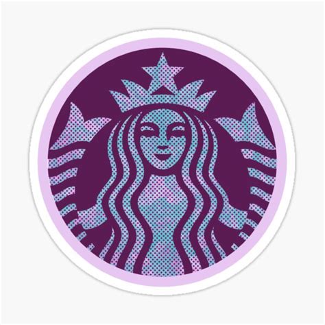 "Cute Galaxy Starbucks Logo" Sticker for Sale by thestarzart | Redbubble