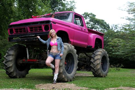 Pink Ford Trucks