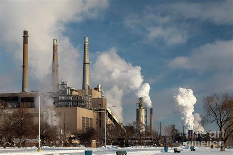 Coal Fired Power Plant Photograph by Jim West/science Photo Library - Fine Art America