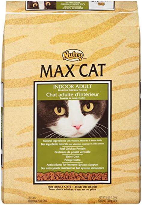 Nutro MAX CAT Indoor Adult Roasted Chicken Flavor Dry Cat Food (1)16 ...