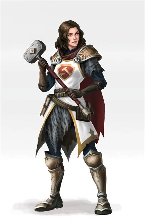 Cleric by ArtDeepMind on DeviantArt | Female human, Fantasy character ...