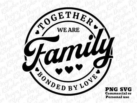 Family SVG PNG We Are Family SVG Family Shirts Svg Png - Etsy