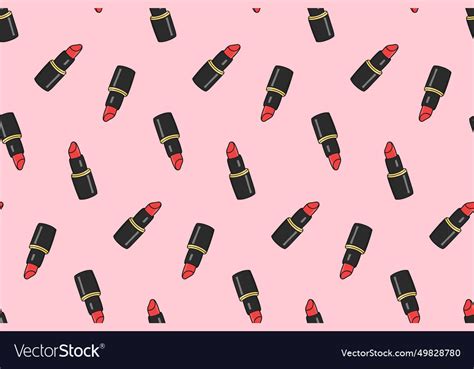 Lipstick colored pattern Royalty Free Vector Image