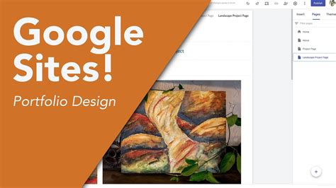 Create a FREE and SIMPLE Google Website to show off your Art and Design ...