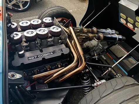 The engine bay of the [1969 Ford GT-40] that was at the local car show ...