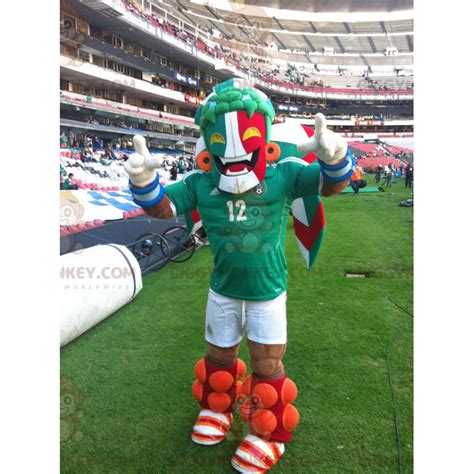 Italy Fan Man BIGGYMONKEY™ Mascot Costume - Sizes L (175-180CM)