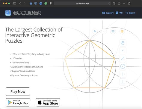 Euclidea | Geometric Construction Puzzle | Tool | Abakcus