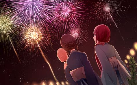 Fireworks Anime Wallpapers - Wallpaper Cave