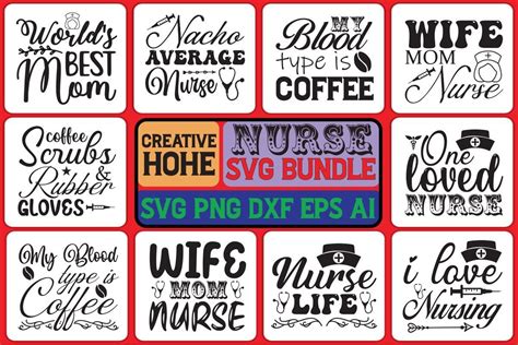 Nurse SVG Bundle Bundle · Creative Fabrica