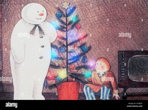 THE SNOWMAN 1982 TVC London, Channel 4 animated film based on the ...