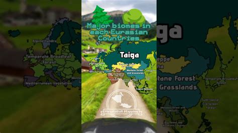 Major Biomes in each Eurasian Countries | #mapping #geography #countryballs #maps #europe #asia ...