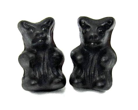 Sugar Free Black Licorice Gummy Bears - Candy Store