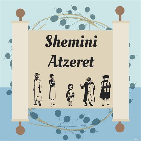 Shemini Atzeret Celebration Vector in Illustrator, PSD, SVG, JPG, EPS, PNG - Download | Template.net