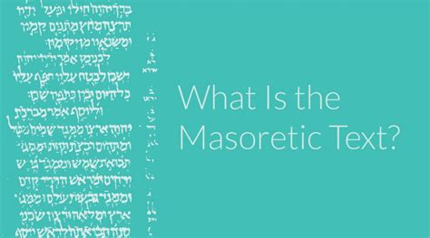 What Is the Masoretic Text? The Beginner's Guide | OverviewBible