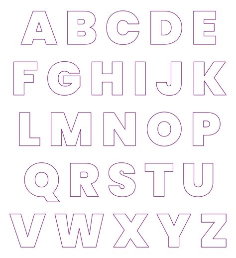 10 Best Big Printable Cut Out Letters Free Printable | Images and ...