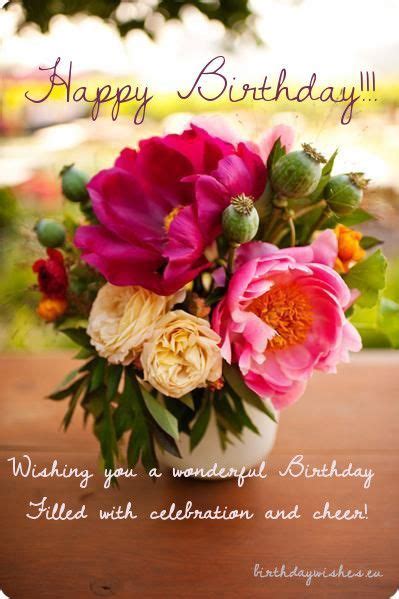 Free Birthday E-cards | Meaningful Wishes with Peonies