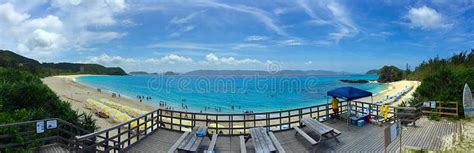 Panorama View of Furuzamami Beach, Zamami Island, Okinawa, Japan Editorial Image - Image of view ...