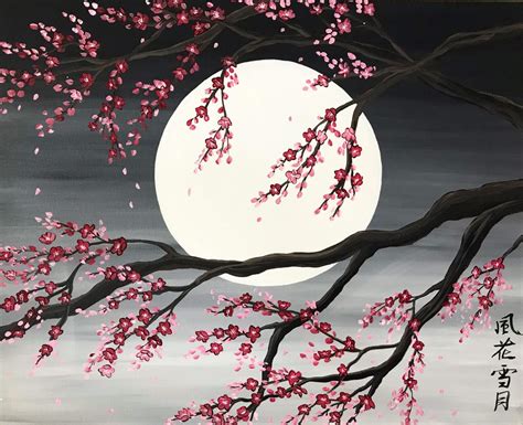 Sakura Artwork . Cherry Blossom Tree . - Etsy | Sakura painting, Cherry ...