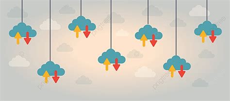 Cloud Computing Concept Background, Database, Cloud, Computing Background Image for Free Download