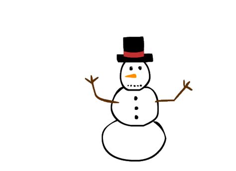 Snowman 54 GIF Animated Picture