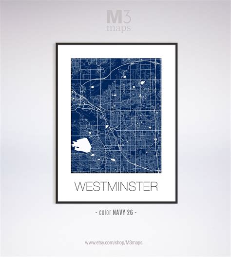 Westminster Colorado Westminster CO Map Westminster Map - Etsy