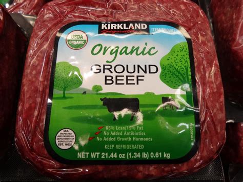 Kirkland Signature Organic Ground Beef