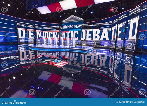 Democratic Presidential Candidates Debate Stage Hosted by NBC ...