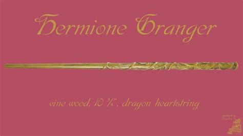 Hermione Granger Wand Wallpaper by handmadebylissylou on DeviantArt in ...