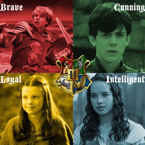 4 Hogwarts houses in Narnia. SWEET!! Now I don't feel so bad for ALWAYS getting sorted into ...