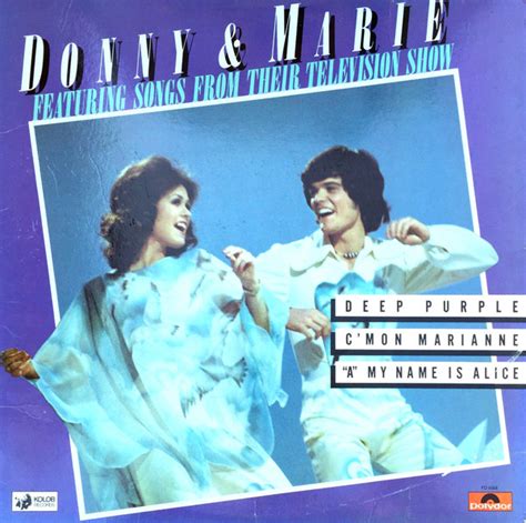 Donny & Marie Osmond – Donny & Marie Featuring Songs From Their Television Show – Vinyl (LP ...