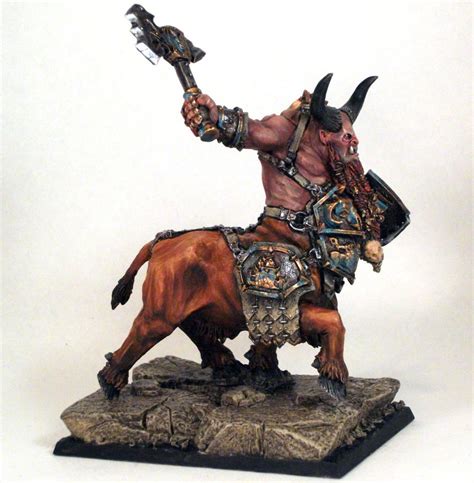 Chaos Dwarf Bull Centaur Renders by ToadPainter on DeviantArt