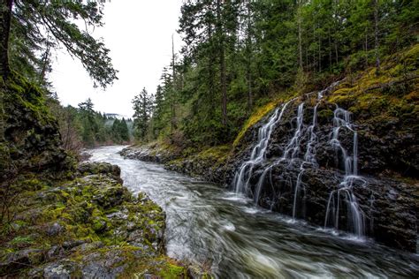 canada, Rivers, Waterfalls, Forests, Vancouver, Moss, Sooke, River ...