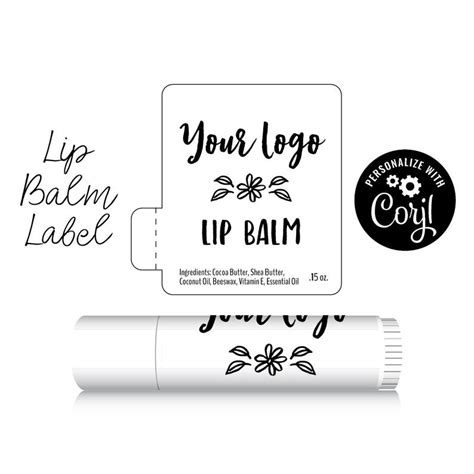 Lip Gloss Label Template