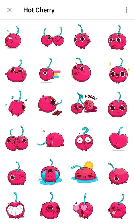 Hot Cherry Telegram Animated stickers | Смешные диснеевские картинки ...