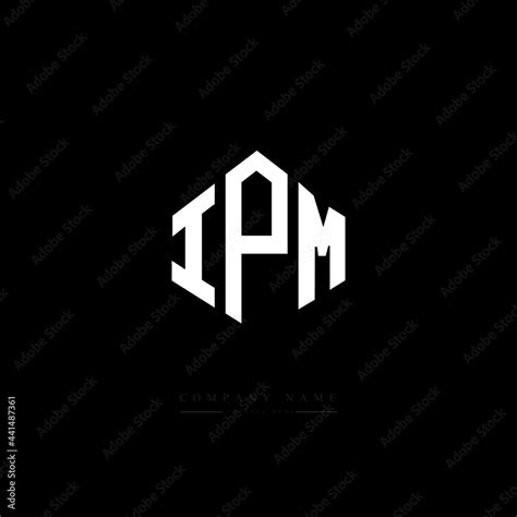 IPM letter logo design with polygon shape. IPM polygon logo monogram ...