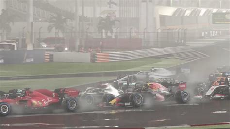 F1 2020 - Crash in Bahrain Rain Race Replay (xbox one) - YouTube