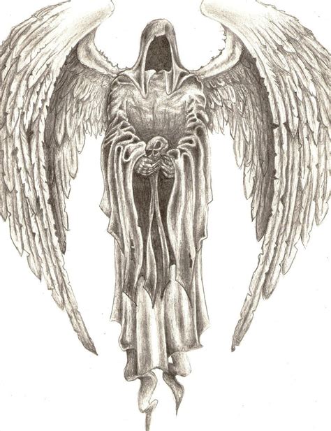 Dark Angel Sketch at PaintingValley.com | Explore collection of Dark ...