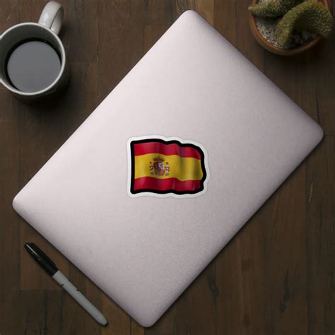 Spain Flag - Spain - Sticker | TeePublic