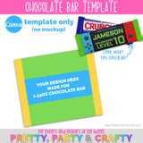 Chocolate Bar Template-CANVA – Pretty Party and Crafty