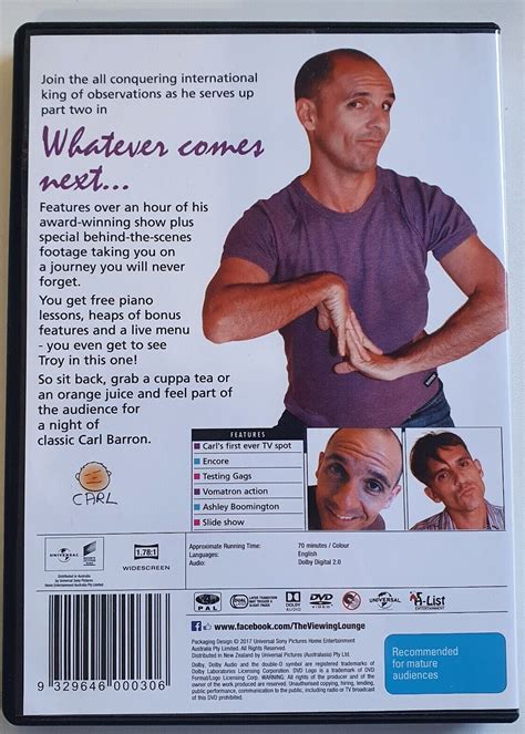 Carl Barron - Whatever Comes Next DVD – Record Shed - Australia's Online Record, CD and ...