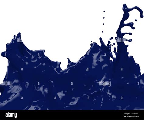 Navy Blue Paint Splatter Stock Photo - Alamy