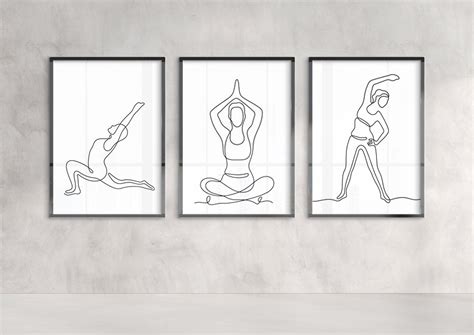 Set of 3 Gym Wall Art Home Gym Poster Home Gym Decor One | Etsy in 2021 ...