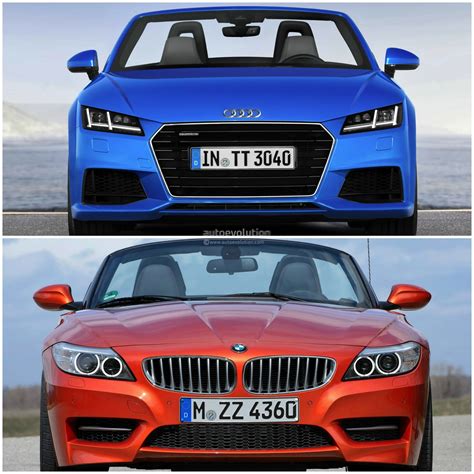 2015 Audi TT Roadster vs 2014 BMW Z4: Roadster Comparison - autoevolution