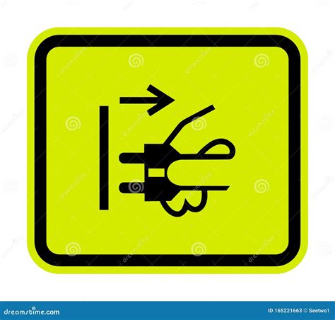 PPE Icon.Disconnect Mains Plug from Electrical Outlet Symbol Sign Isolate on White Background ...