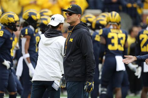 Jim Harbaugh's old khakis will explode if he loses to Michigan State's ...