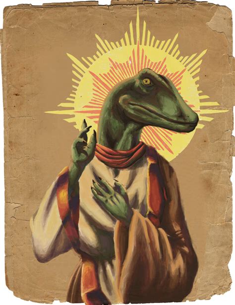 Raptor Jesus by oncemoretotheshore on DeviantArt