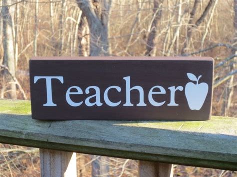 Items similar to Teach. Teacher Sign. Teacher Gift. Wood Sign. Wood Decor. Country Decor. Wood ...